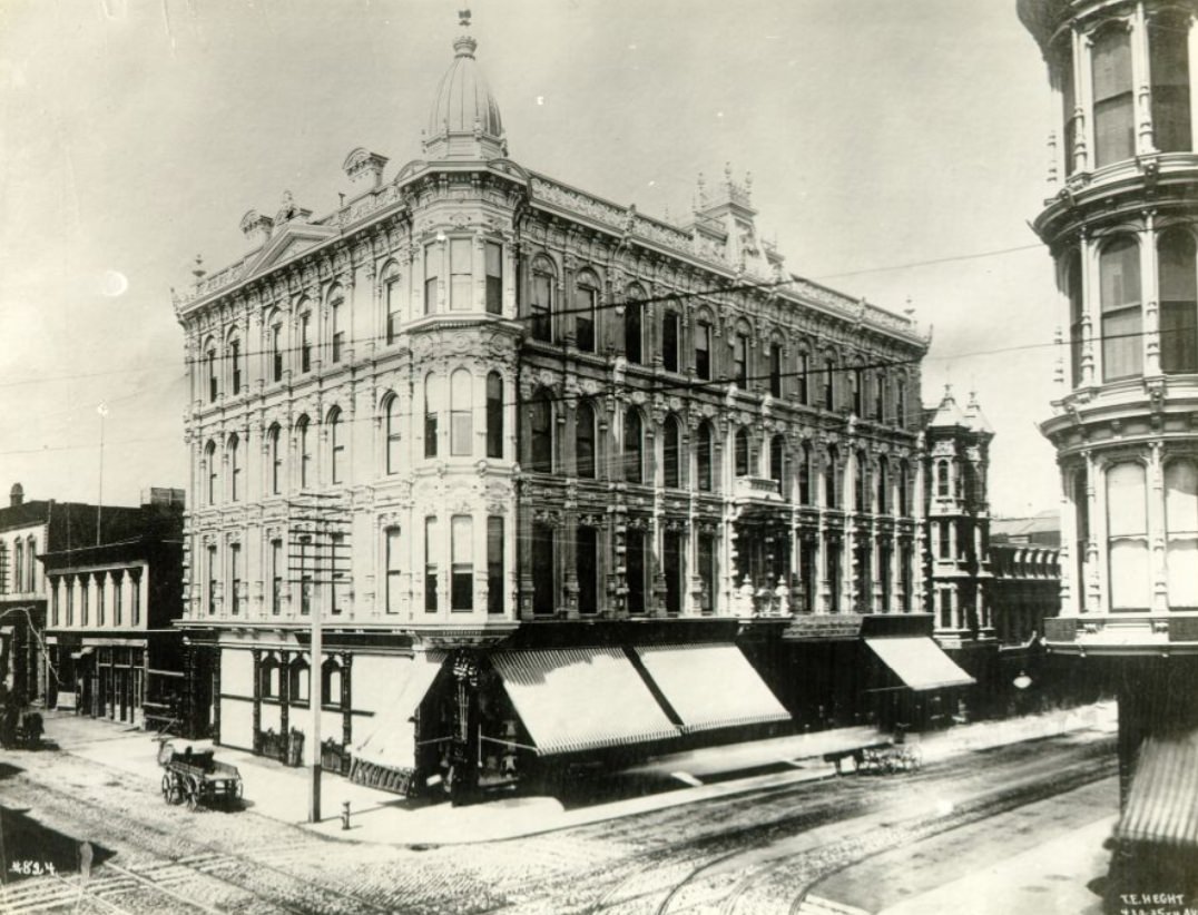 #10 Northeast corner of Post Street and Grant Avenue, 1888