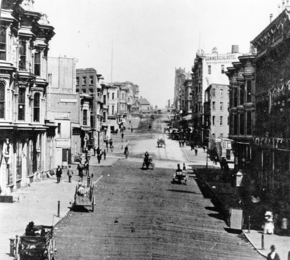 #82 Montgomery Avenue (now Columbus Avenue) north of Washington Street, circa 1876