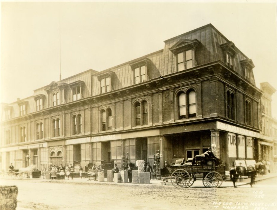 #86 New Montgomery Street, corner of Howard, 1880