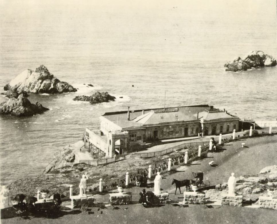 #89 Cliff House from Sutro Heights, 1887