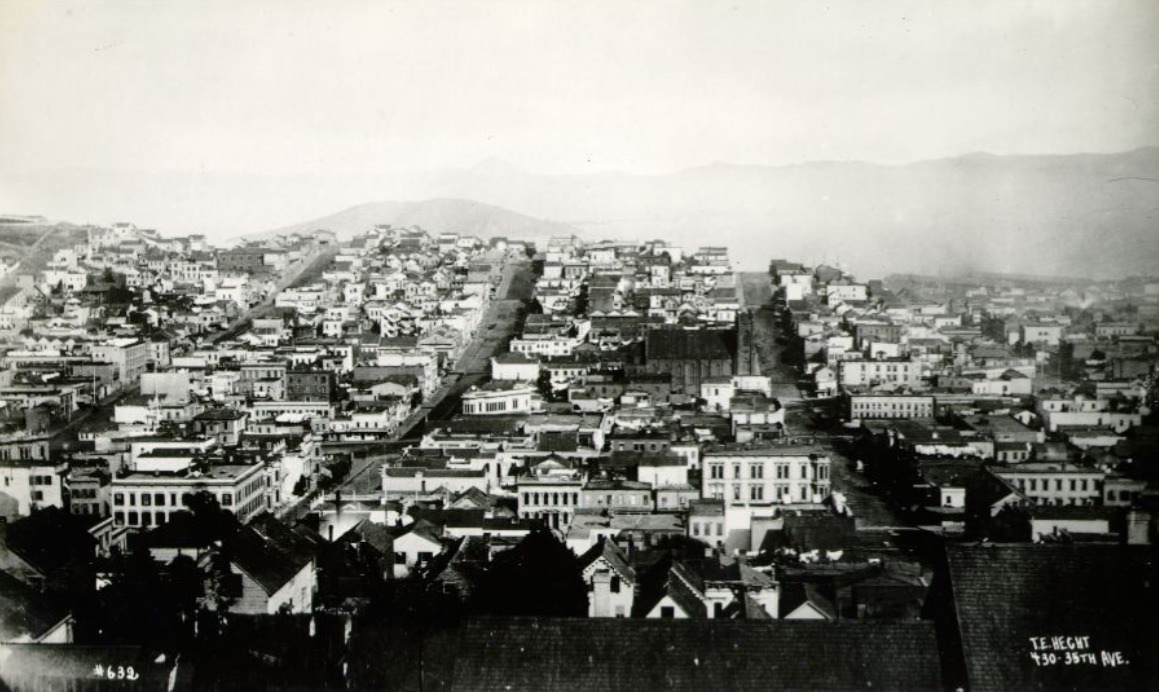 #96 Panorama from Russian Hill, San Francisco, 1885