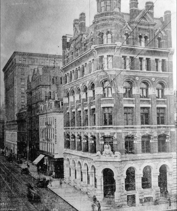 #102 Bush Street, between Sansome and Montgomery Streets, 1896