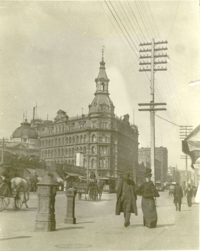 #3 Market Street near the corner of Jones Street, 1893