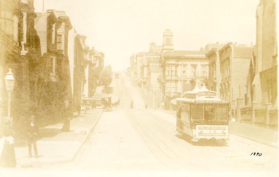 #52 Powell Street from Union Square, 1890