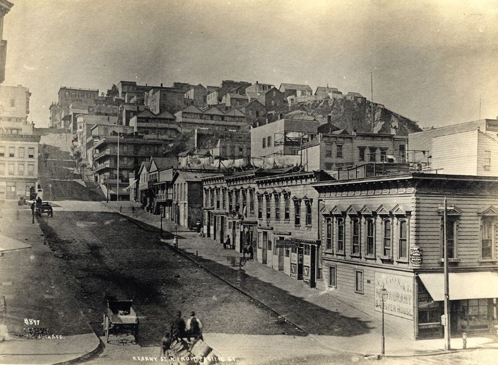 #79 Kearny Street, north of Pacific, circa 1892