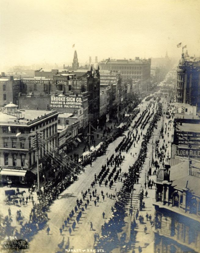 #95 Market and Third streets, circa 1892-1894