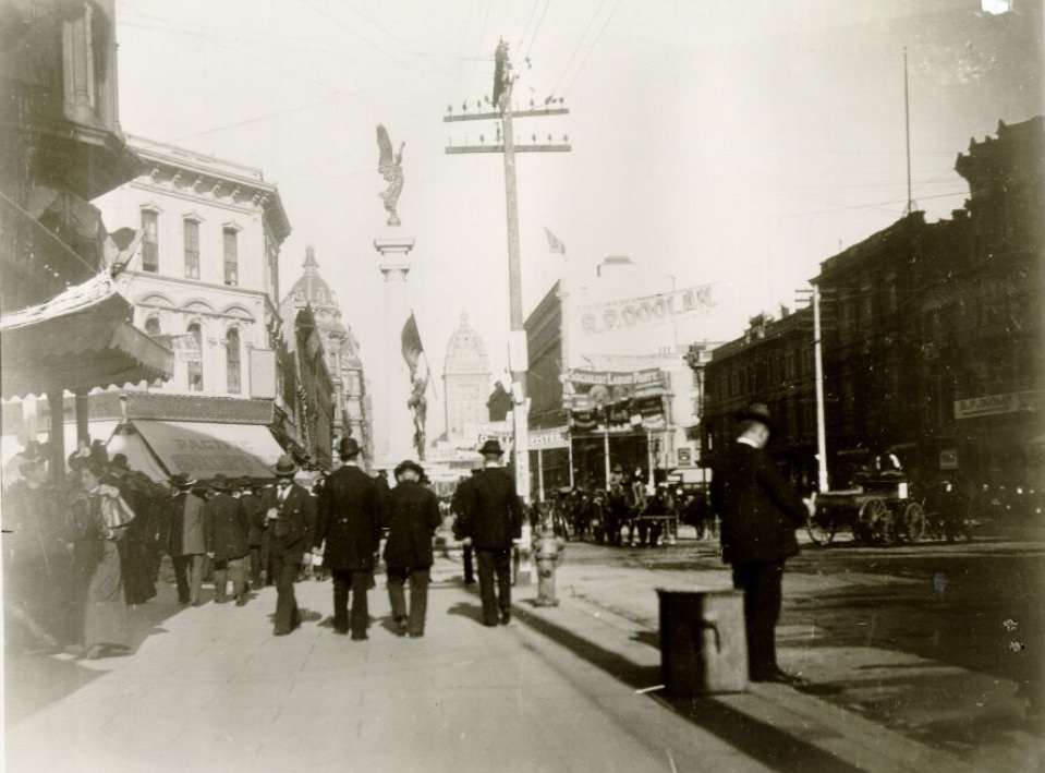 #103 Market Street at Mason, possibly 1904