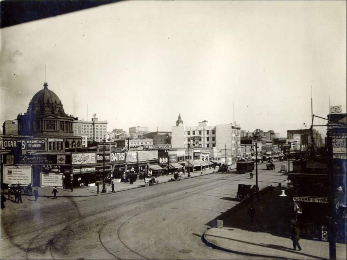 #109 Market Street, east of 8th Street, circa 1909