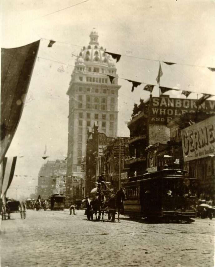 #110 Market Street, east of Grant Avenue, September 9, 1900