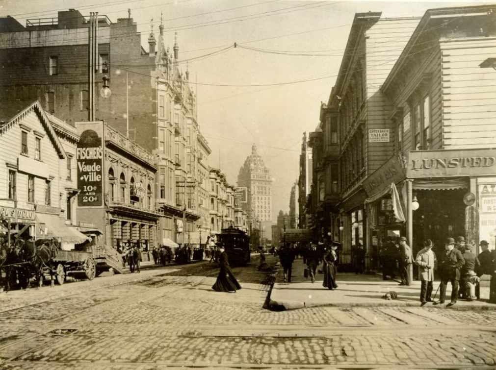 #115 O’Farrell Street east of Powell, February 6, 1905