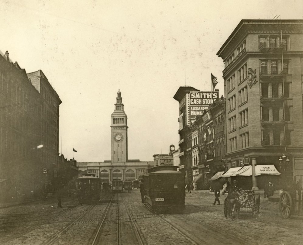 #43 Market Street, near the Ferry Building, circa 1906