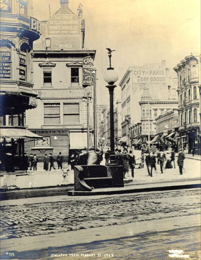 #47 Stockton from Market Street, 1905