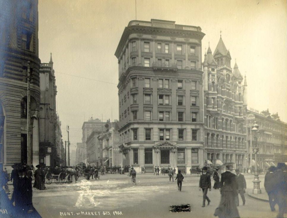 #80 Montgomery Street at Market, 1903