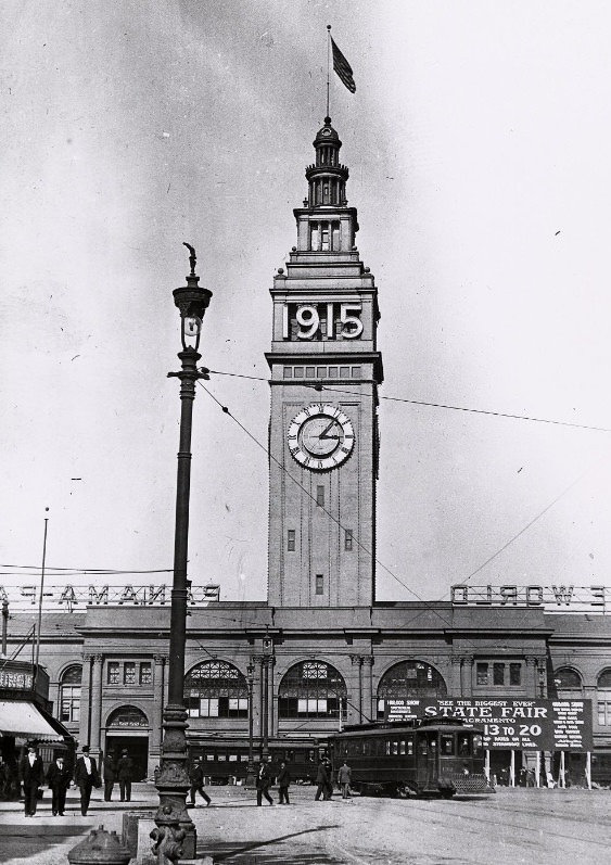 #55 Ferry Building, circa 1915.