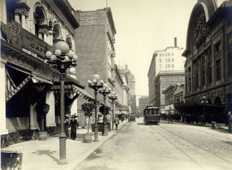 #56 O’Farrell Street in the 1910s.