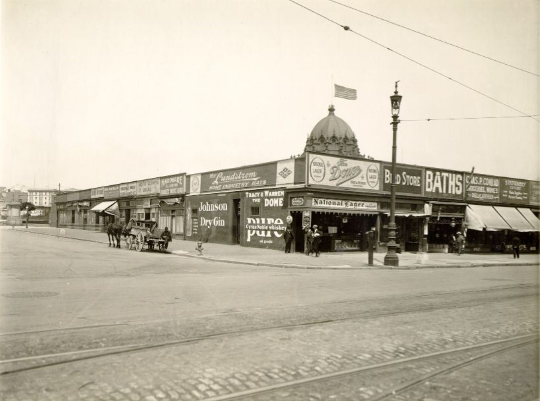 #87 Market at 8th Street, 1913.