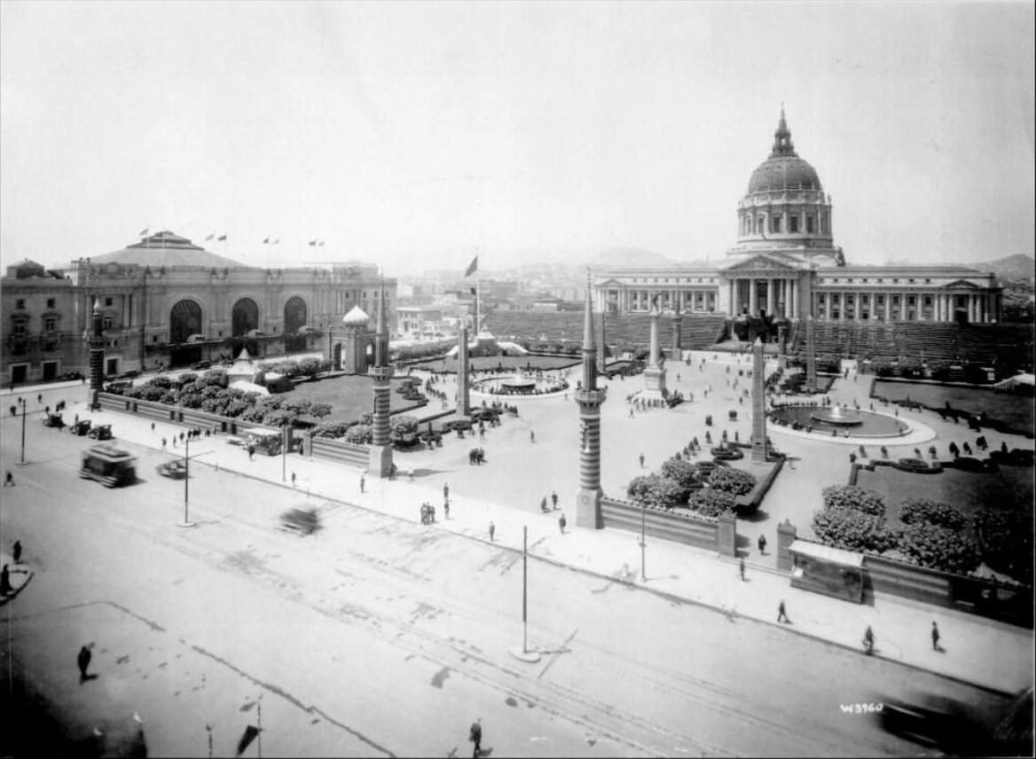 #106 Civic Center Plaza in the 1920s.