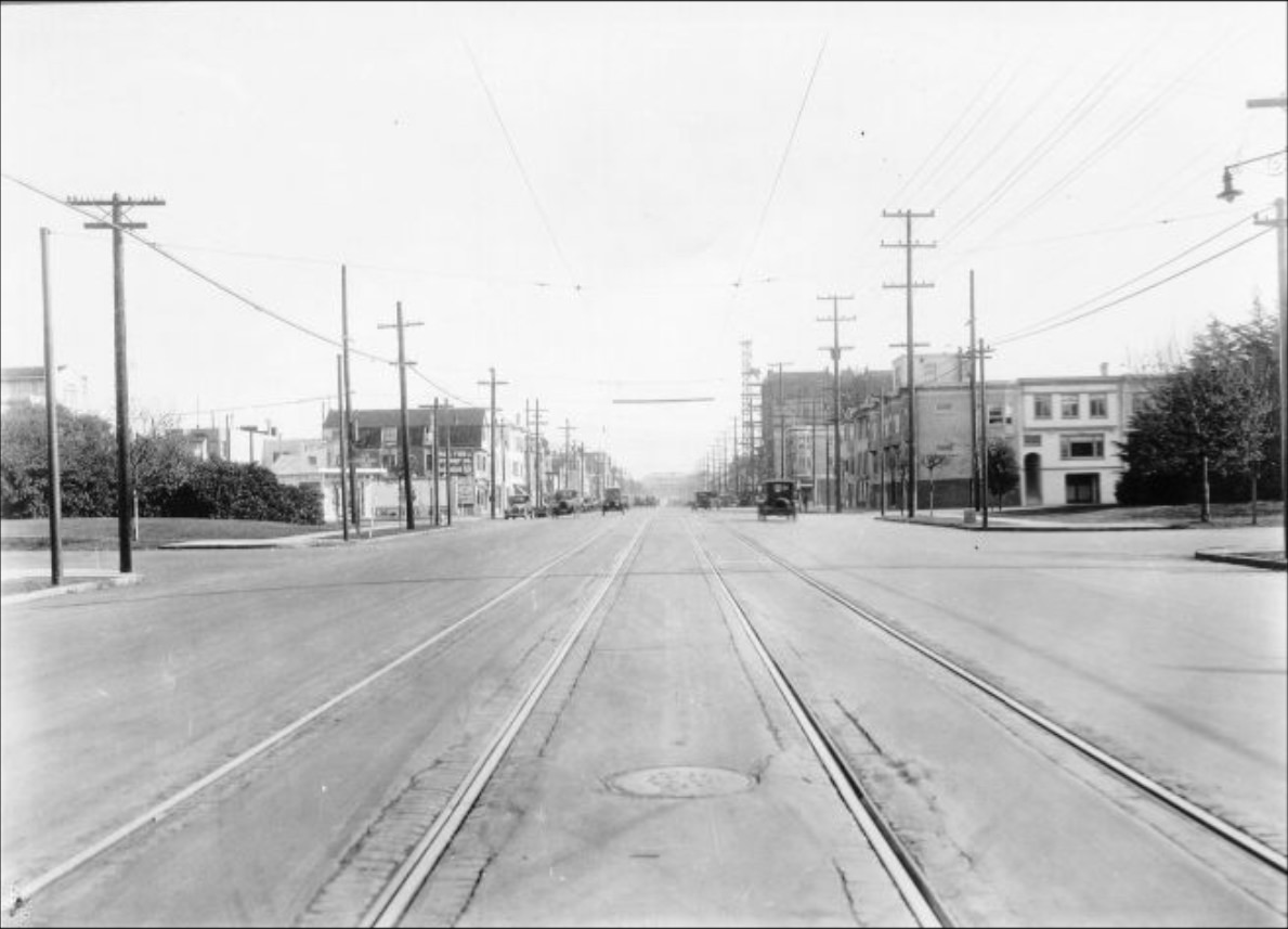 #48 Geary Street at Park Presidio Drive, 1926