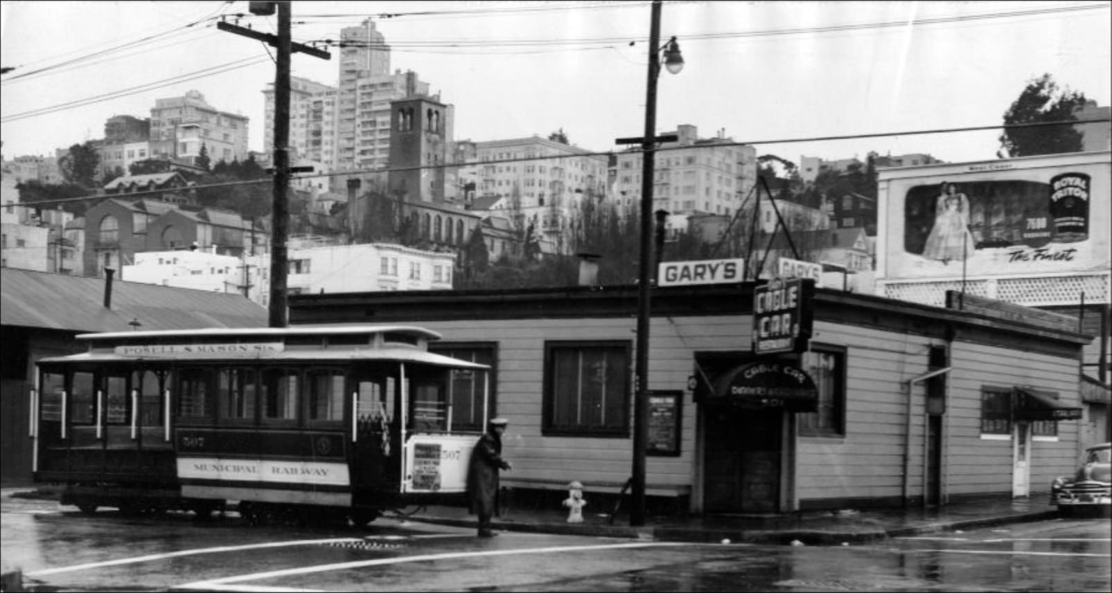 #135 Cable Car restaurant closure, 1950