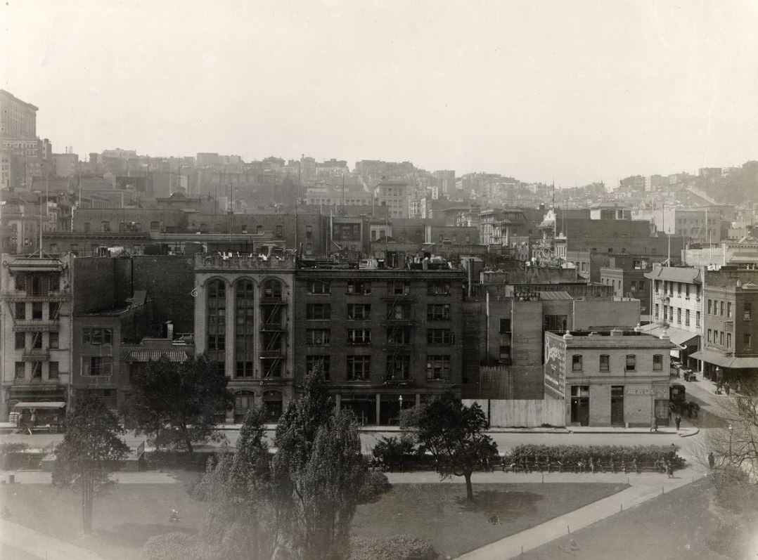 #164 View of San Francisco west from the Hall of Justice, 1921