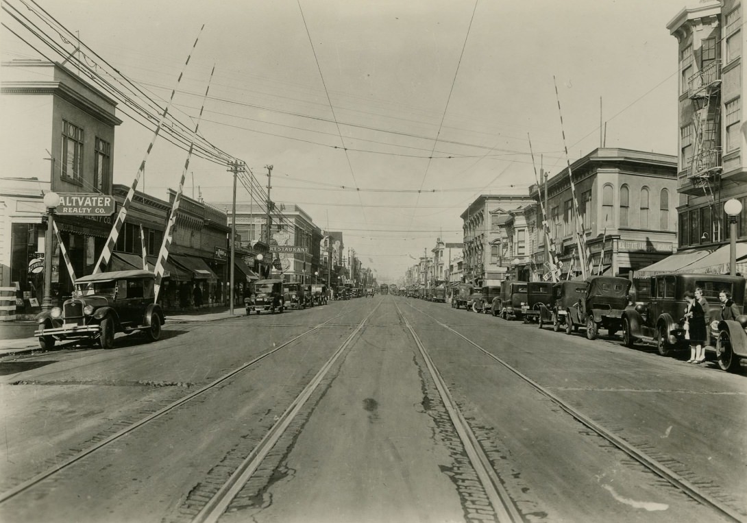 #4 Mission Street at 24th, circa 1926