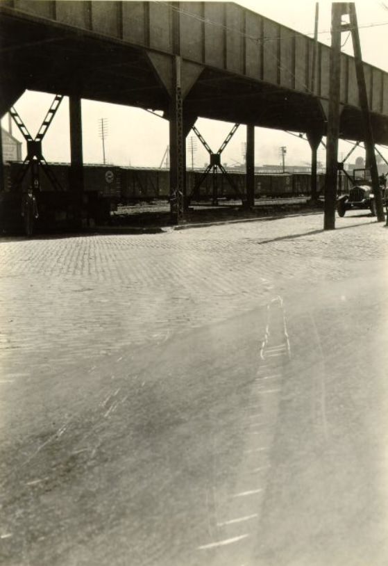 #35 Train stationed at Third Street, 1927