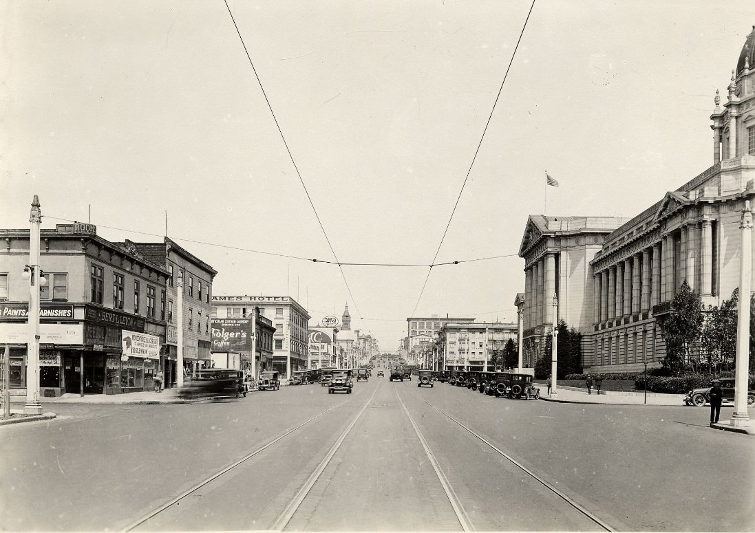 #36 Van Ness Avenue at Grove Street, 1926