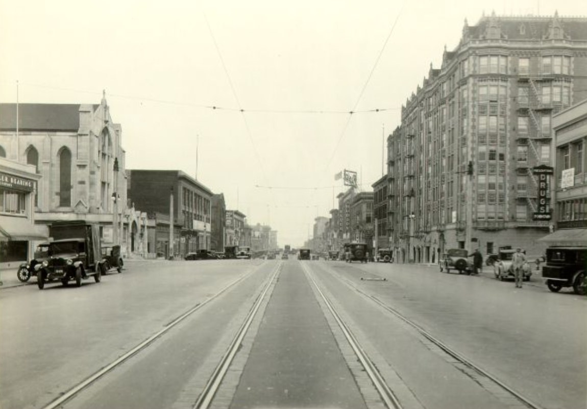 #40 Van Ness Avenue at Clay Street, 1929