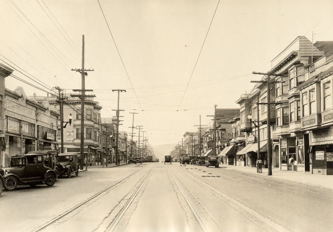 #62 Mission Street at Excelsior, 1928