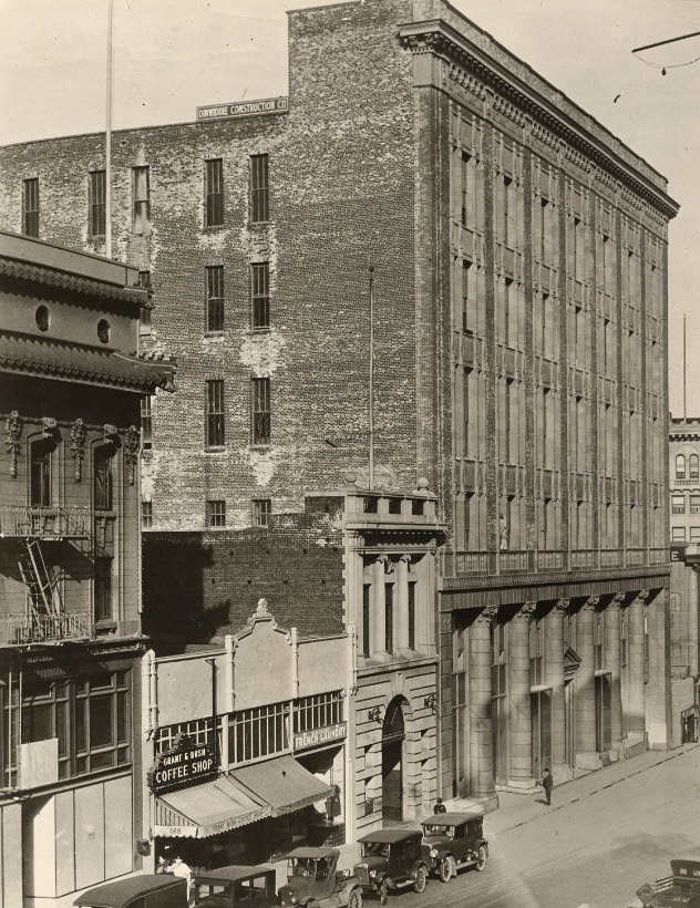 #67 Pacific Telephone & Telegraph Company building at 444 Bush Street in the 1920s