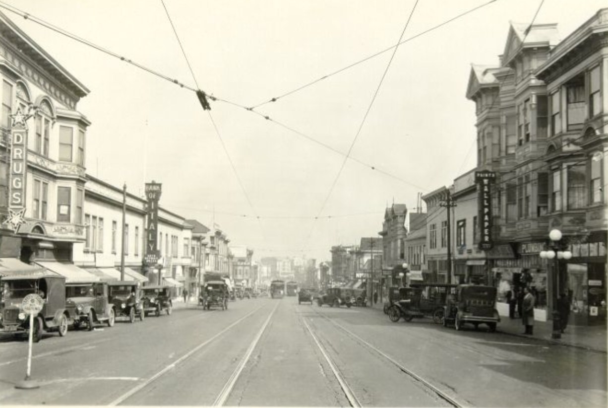 #75 Mission Street between 28th and 29th, 1925
