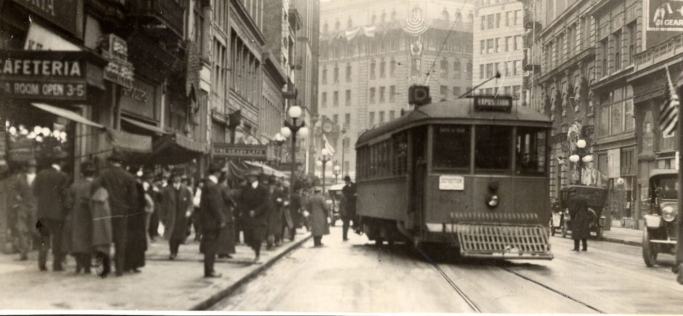#79 Streetcar on Geary Street in the 1920s