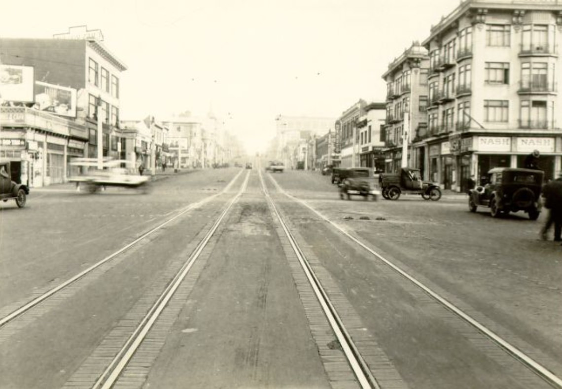 #101 Van Ness Avenue at McAllister Street, 1929