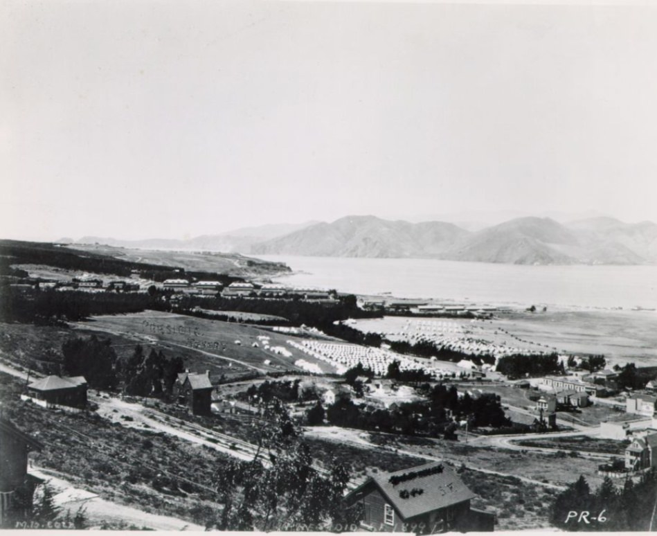 #103 View of the Presidio and San Francisco Bay, 1899