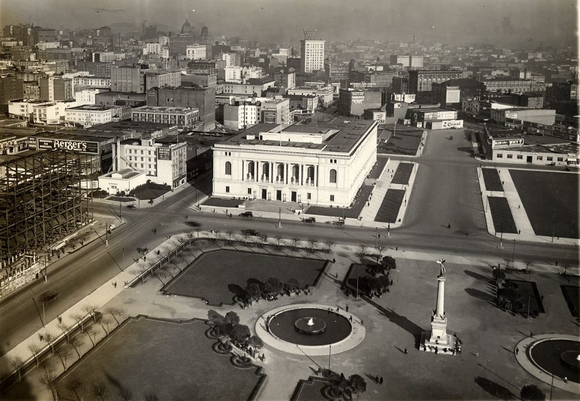 #106 Main Library and Civic Center Plaza between 1925 and 1926