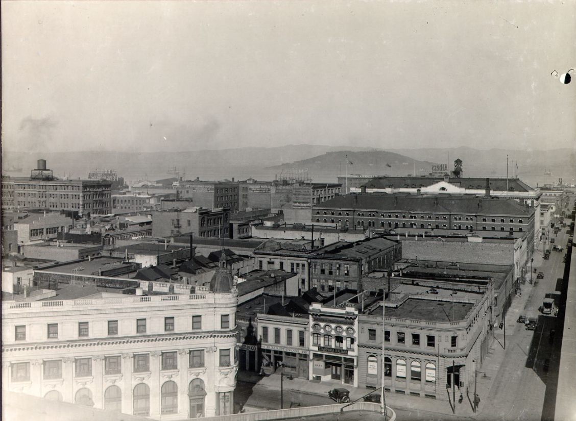 #109 View of San Francisco east from the Hall of Justice, 1921