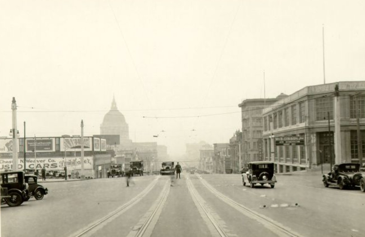 #110 Van Ness Avenue at Eddy Street, 1929