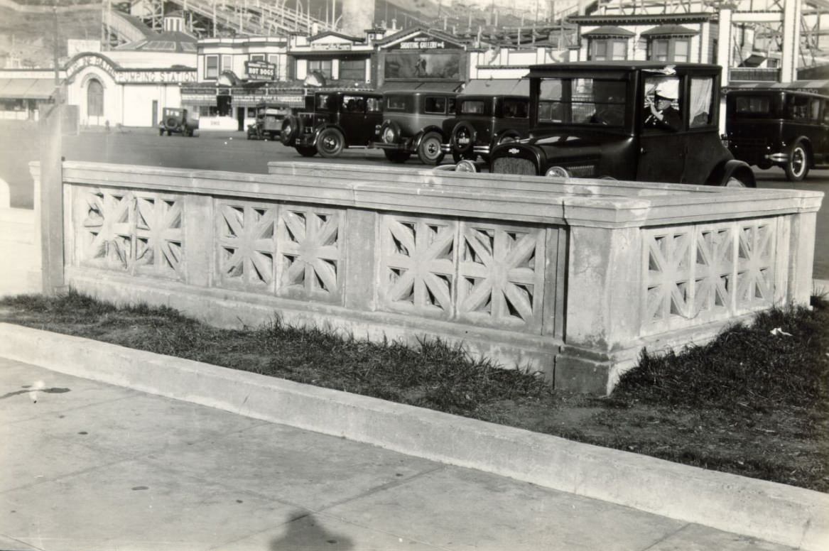 #33 Convenience Station at the beach in the 1920s.