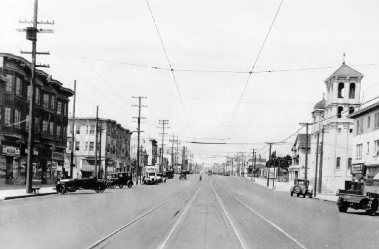 #122 Geary between 22nd and 23rd Avenue, 1927