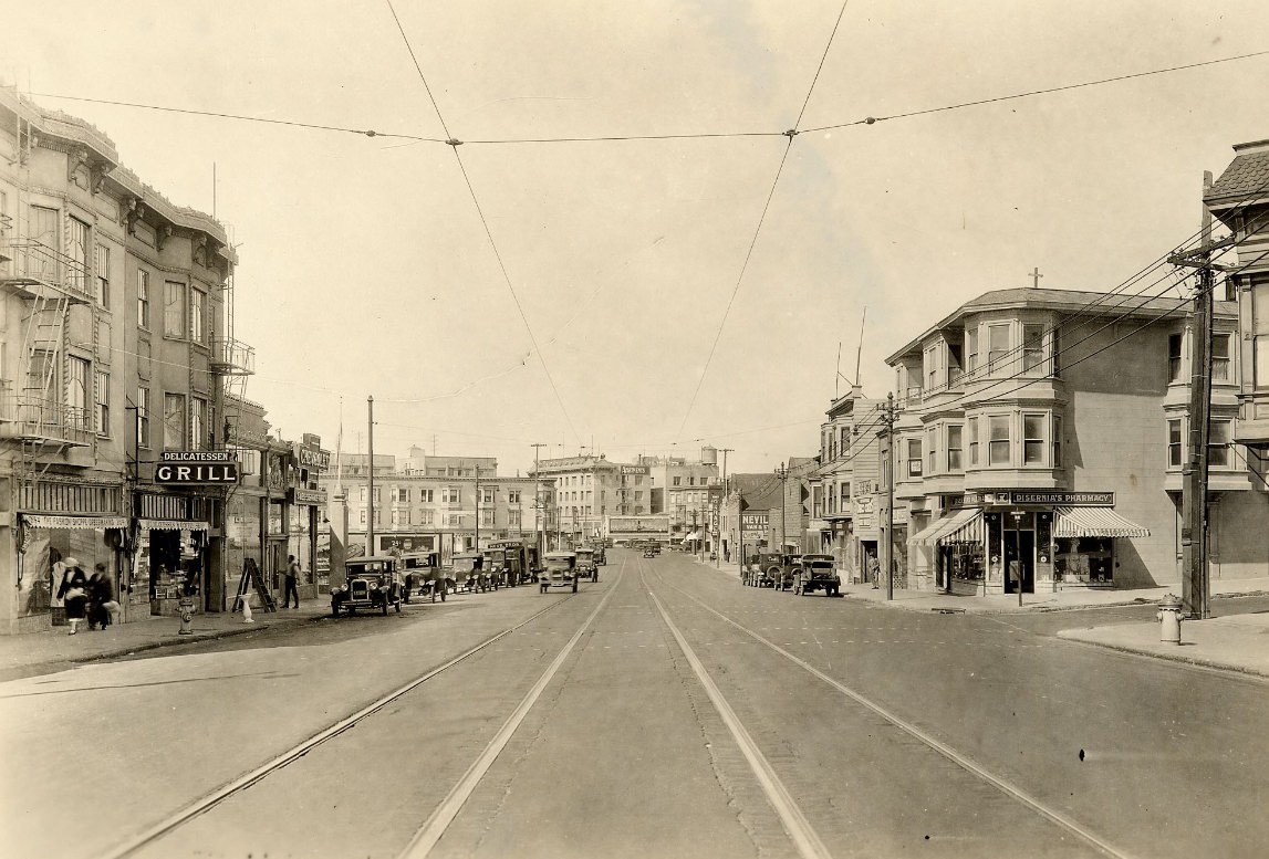 #138 Mission Street at Precita, 1927