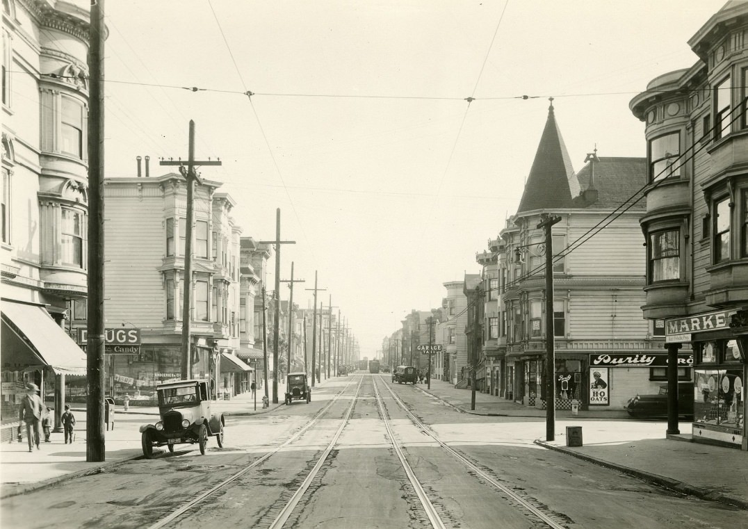 #144 Haight Street at Pierce, circa 1927