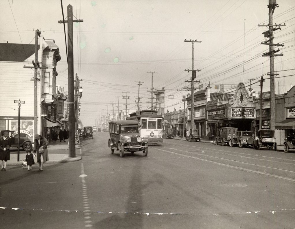 #162 Mission Street at Ocean Avenue in Excelsior District, 1929