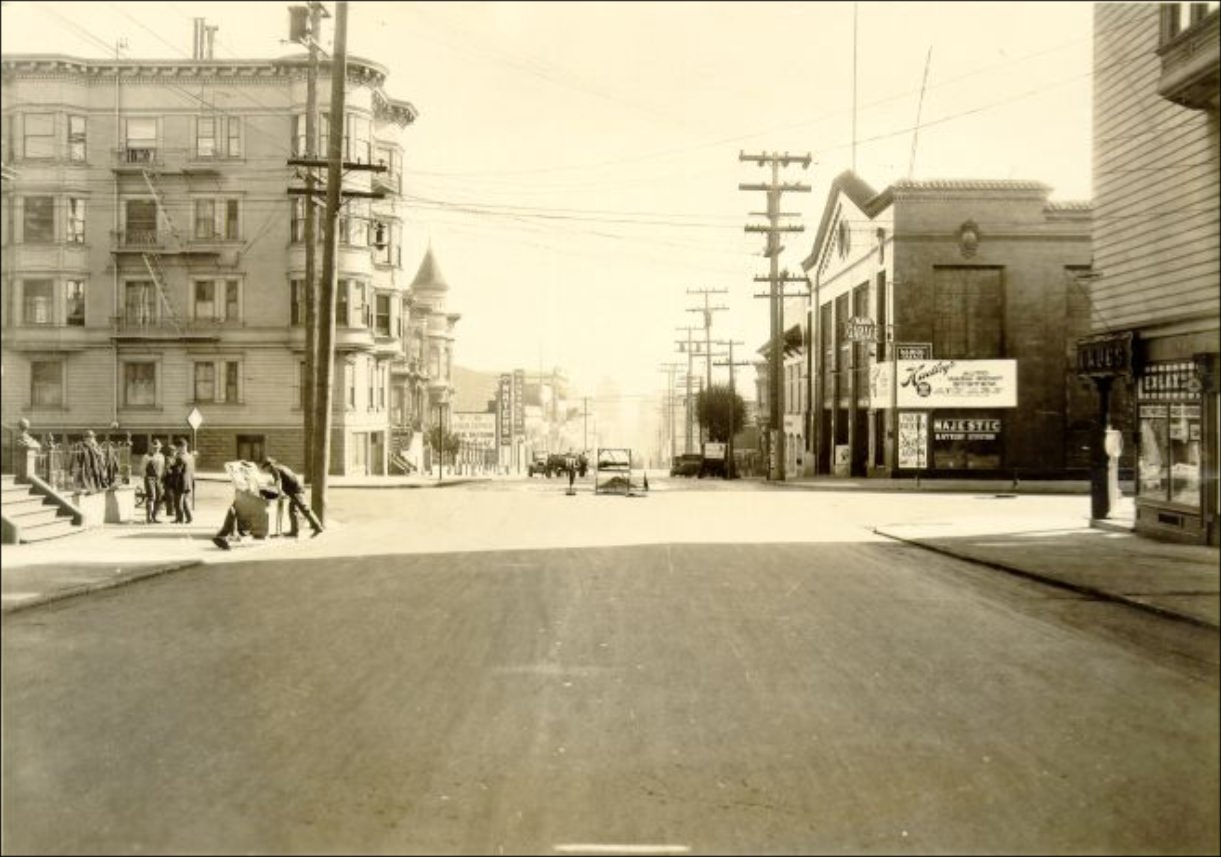 #41 Post Street at Gough in 1928.