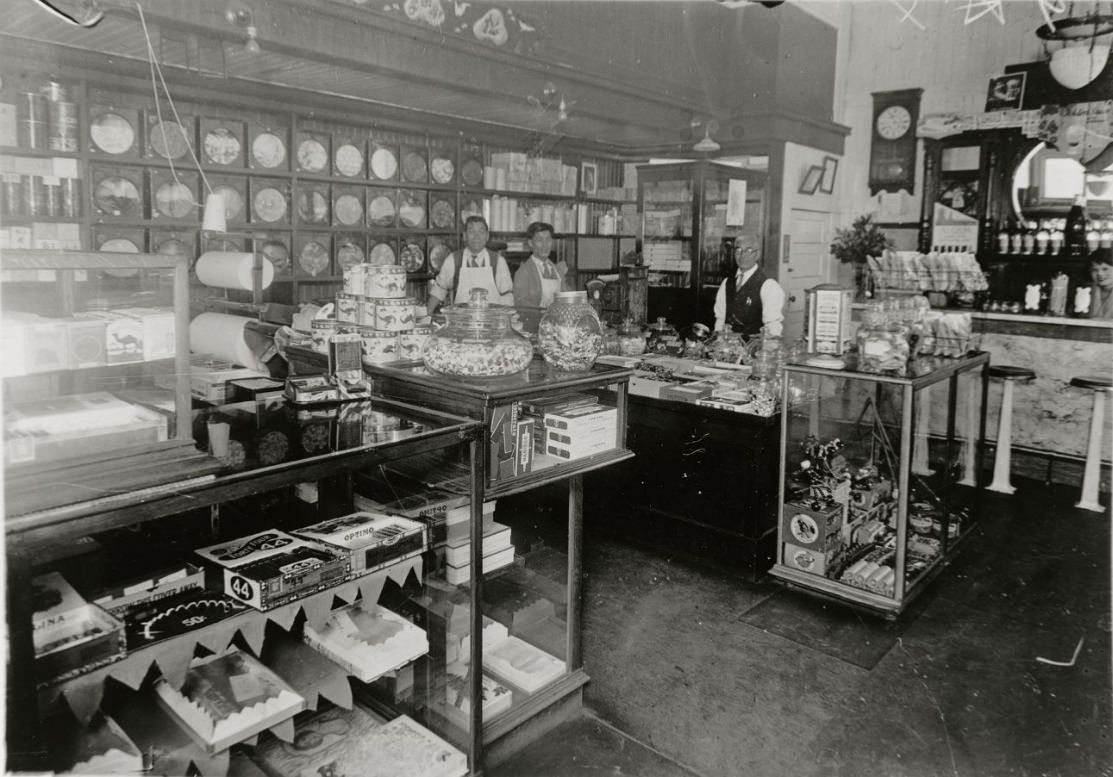 #191 Interior of Matsuya Store on Post and Buchanan Streets, between 1920 and 1929