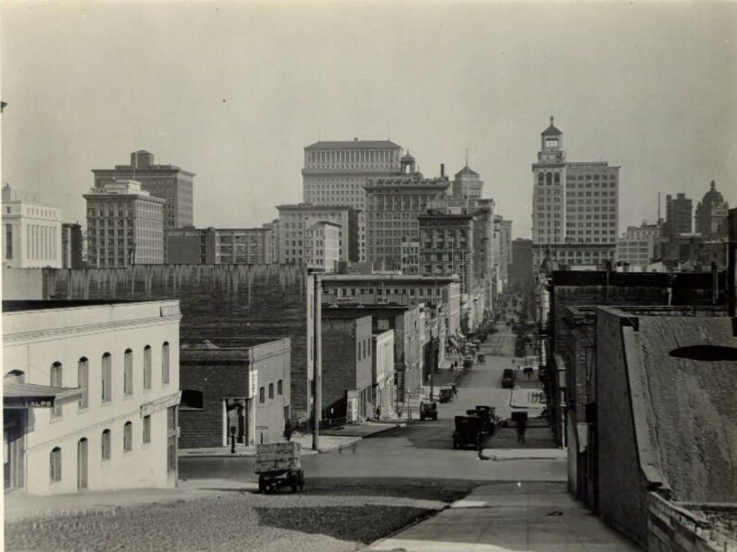 #205 Montgomery and Pacific Street in the 1920s