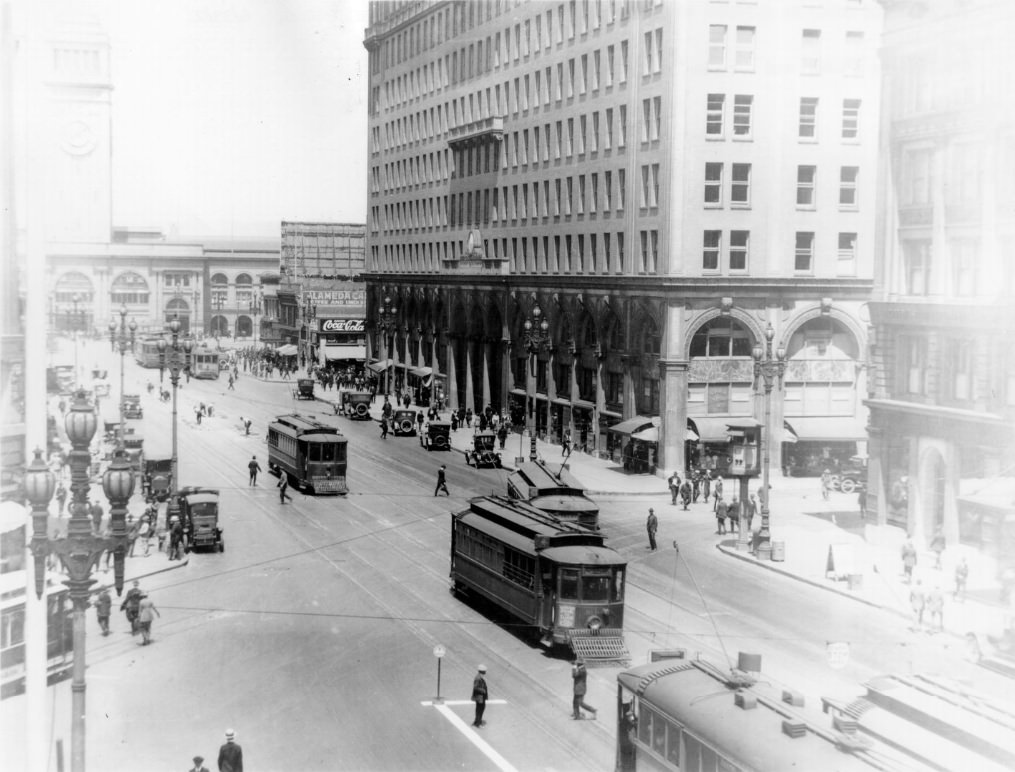 #53 Market Street at California in 1921.