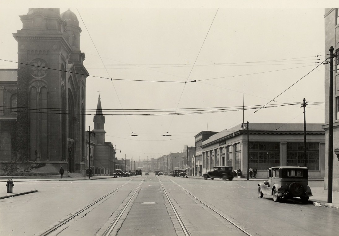 #76 Howard Street at 10th in 1929.