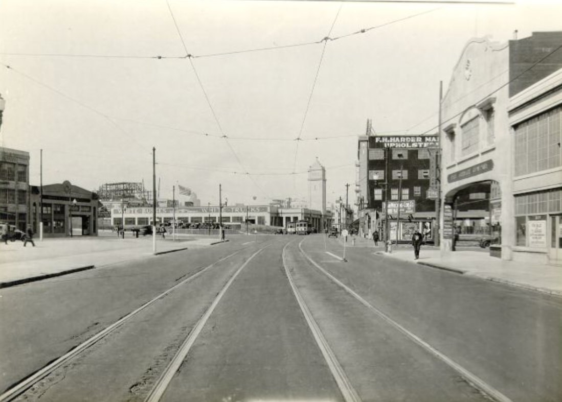 #91 Mission Street at 12th in 1928.