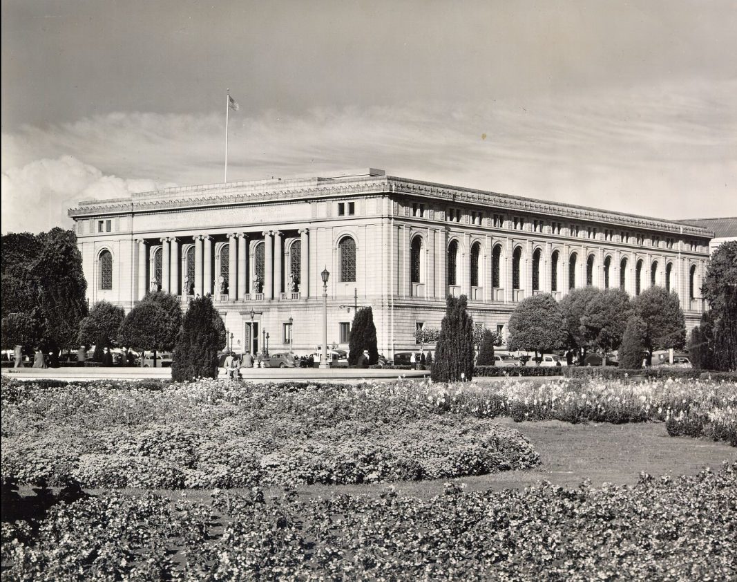#1 Exterior view of Main Library, 1938