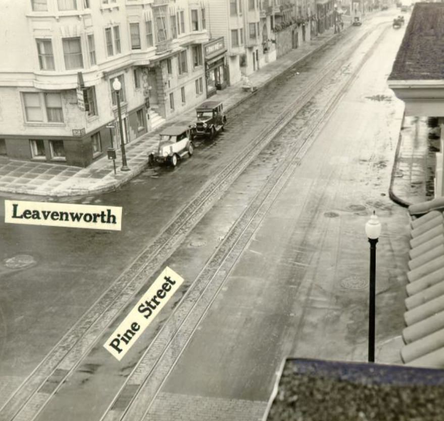 #117 Pine Street at Leavenworth, 1933